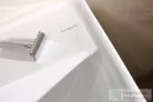 Hansgrohe XANUIA Q 55x48 cm-es pultra ültethető, csiszolt aljú mosdó csaplyuk nélkül, fehér 60239450