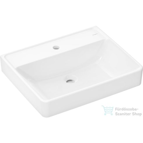 Hansgrohe XANUIA Q 60x48 cm-es mosdó túlfolyó nélkül, fehér 60241450