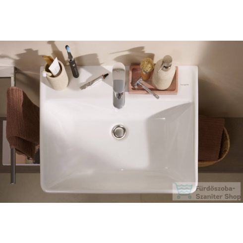 Hansgrohe XANUIA Q 60x48 cm-es mosdó túlfolyó nélkül, fehér 60241450
