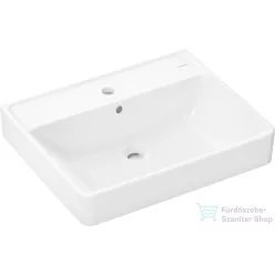   Hansgrohe XANUIA Q 60x48 cm-es pultra ültethető, csiszolt aljú mosdó, fehér 60243450