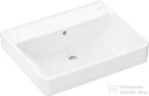 Hansgrohe XANUIA Q 60x48 cm-es pultra ültethető, csiszolt aljú mosdó csaplyuk nélkül, fehér 60244450