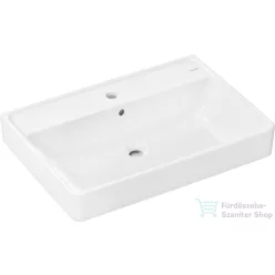   Hansgrohe XANUIA Q 70x48 cm-es pultra ültethető, csiszolt aljú mosdó, fehér 60248450
