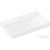 Hansgrohe XELU Q 80x48 cm-es mosdó túlfolyó nélkül, 2 furattal, jobb oldali pulttal,fehér 60319450