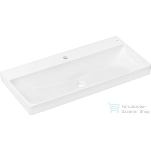 Hansgrohe XELU Q 100x48 cm-es mosdó túlfolyó nélkül, fehér 60321450