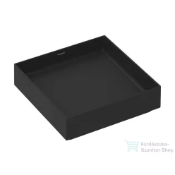   Hansgrohe XUNIVA EVO E 40x40 cm-es pultra ültethető mosdó, matt fekete 60324670