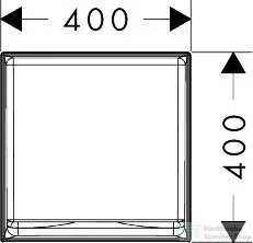 Hansgrohe XUNIVA EVO E 40x40 cm-es pultra ültethető mosdó, matt fekete 60324670