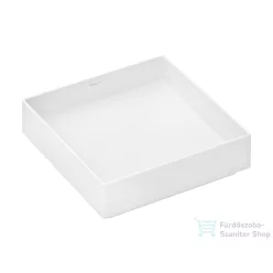   Hansgrohe XUNIVA EVO E 40x40 cm-es pultra ültethető mosdó, matt fehér 60324700