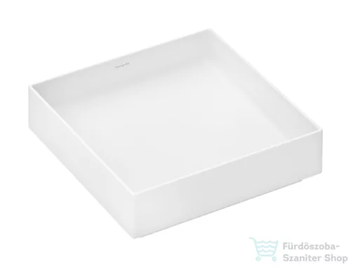 Hansgrohe XUNIVA EVO E 40x40 cm-es pultra ültethető mosdó, matt fehér 60324700