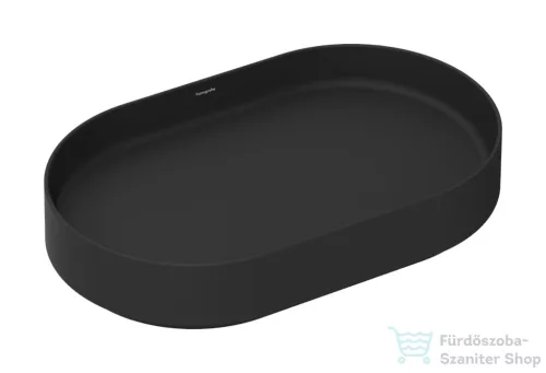 Hansgrohe XUNIVA EVO U 65x40 cm-es pultra ültethető mosdó, matt fekete 60325670