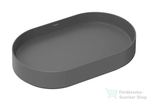 Hansgrohe XUNIVA EVO U 65x40 cm-es pultra ültethető mosdó, matt palaszürke 60325760