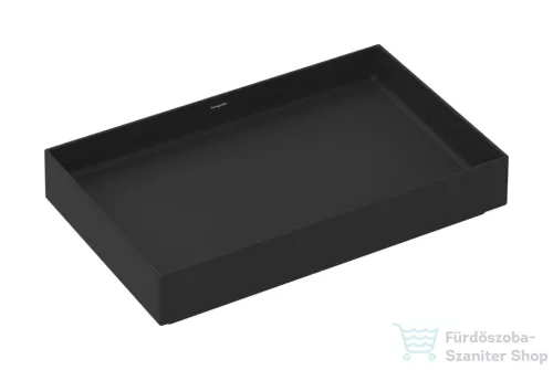 Hansgrohe XUNIVA EVO E 65x40 cm-es pultra ültethető mosdó, matt fekete 60326670