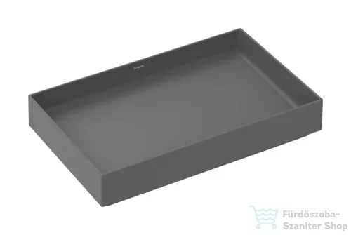 Hansgrohe XUNIVA EVO E 65x40 cm-es pultra ültethető mosdó, matt palaszürke 60326760