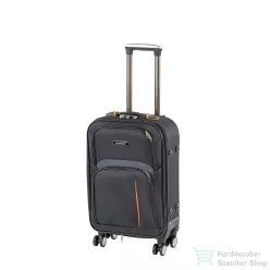   Leziter TraveLux light kabinbőrönd puha levehető kerékkel 55x40x20 cm fekete 608-BL20