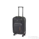 Leziter TraveLux light kabinbőrönd puha levehető kerékkel 55x40x20 cm fekete 608-BL20