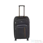 Leziter TraveLux light közepes bőrönd puha 68x45x25 cm fekete 608-BL24