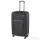 Leziter TraveLux light nagy bőrönd puha 76x50x29 cm fekete 608-BL28
