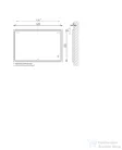 TBoss Floating Mirror Odis 120*80 tükör LED világítással 608101
