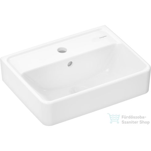 Hansgrohe QANUIA Q 45x34 cm-es Smartclean mosdó, fehér 61007450