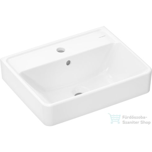 Hansgrohe XANUIA Q 50x39 cm-es mosdó Smartclean bevonattal, fehér 61008450