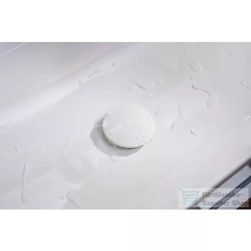 Hansgrohe XELU Q 80x48 cm-es csiszolt aljú pultra ültethető mosdó csaplyuk nélkül, Smartclean bevonattal, fehér 61023450