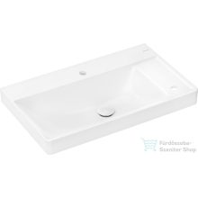   Hansgrohe XELU Q 80x42 cm-es mosdó 2 csaplyukkal,SmartClean felülettel,leeresztővel,fehér 61025450
