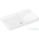 Hansgrohe XELU Q 80x48 cm-es csiszolt aljú, beépíthető mosdó jobbos pulttal, Smartclean bevonattal, fehér 61027450