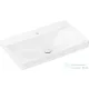 Hansgrohe XELU Q 80x48 cm-es pultra ültethető mosdó 2 furattal, jobb oldali pulttal, Smartclean bevonattal, fehér 61028450