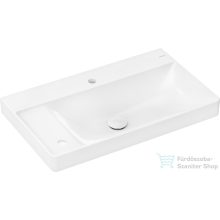   Hansgrohe XELU Q 80x42 cm-es mosdó 2 csaplyukkal,SmartClean felülettel,leeresztővel,fehér 61031450