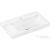 Hansgrohe XELU Q 80x48 cm-es csiszolt aljú, beépíthető mosdó balos pulttal, Smartclean bevonattal, fehér 61033450