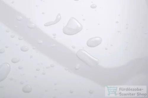 Hansgrohe XELU Q 80x48 cm-es pultra ültethető mosdó 2 furattal, bal oldali pulttal, Smartclean bevonattal, fehér 61034450