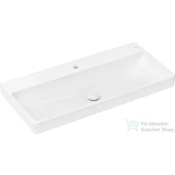   Hansgrohe XELU Q 100x48 cm-es pultra ültethető mosdó Smartclean bevonattal, fehér 61039450