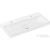 Hansgrohe XELU Q 100x48 cm-es pultra ültethető, 2 csaplyukas mosdó Smartclean bevonattal, fehér 61040450