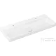 Hansgrohe XELU Q 120x48 cm-es pultra ültethető, 2 csaplyukas mosdó Smartclean bevonattal, fehér 61044450
