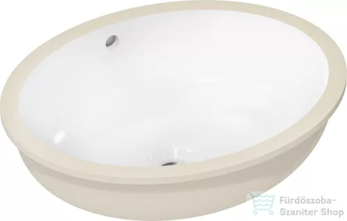 Hansgrohe XUNIVA D 50x40 cm-es alulról beépíthető mosdó csaplyuk nélkül,Smartclean,fehér 61048450