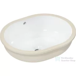   Hansgrohe XUNIVA U 50x45 cm-es alulról beépíthető mosdó csaplyuk nélkül,Smartclean,fehér 61050450