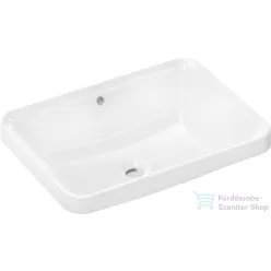   Hansrohe XUNIVA Q 55x40 cm-es beépíthető mosdó Smartclean mázzal,fehér 61066450