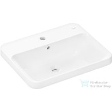   Hansrohe XUNIVA Q 55x45 cm-es beépíthető mosdó Smartclean mázzal,fehér 61068450