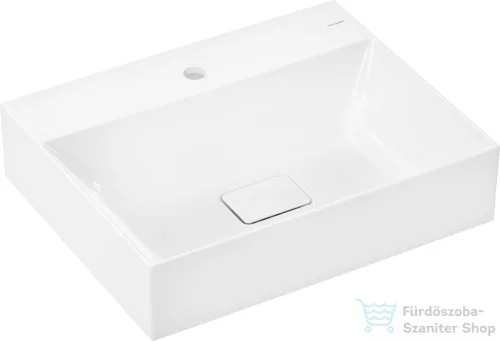 Hansgrohe XEVOLOS E Smartclean 60x48 cm-es pultra ültethető mosdó nem zárható leeresztővel,fehér 61094450