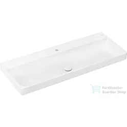   Hansgrohe XELU Q 120x48 cm-es pultra ültethető mosdó Smartclean bevonattal, fehér 61109450