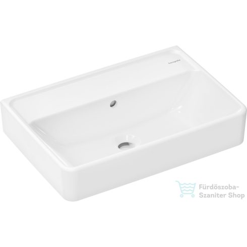 Hansgrohe XANUIA Q Compact 55x37 cm-es mosdó csaplyuk nélkül, Smartclean felülettel, fehér 61121450