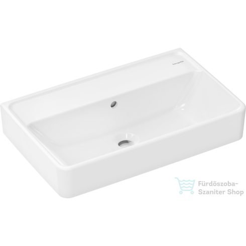 Hansgrohe XANUIA Q Compact 60x37 cm-es mosdó csaplyuk nélkül, Smartclean felülettel, fehér 61125450