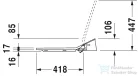 Duravit SenSowash Slim WC tető Happy D.2-höz 611300002304300 ( 611300 )