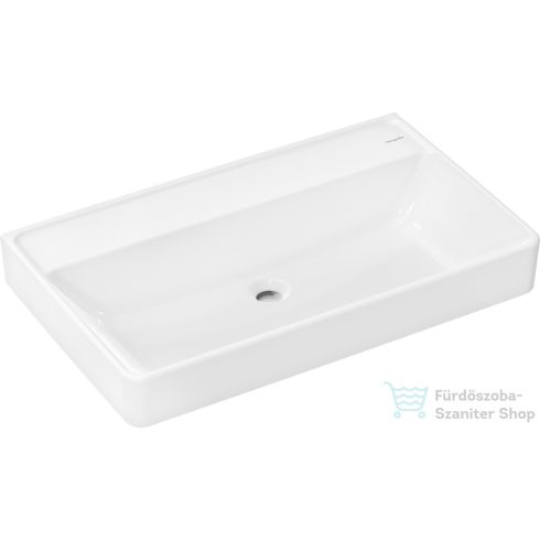 Hansgrohe XANUIA Q 80x48 cm-es mosdó csaplyuk-és túlfolyó nélkül, Smartclean felülettel, fehér 61139450