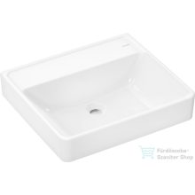   Hansgrohe XANUIA Q 55x48 cm-es mosdó csaplyuk-és túlfolyó nélkül, Smartclean bevonattal, fehér 61148450