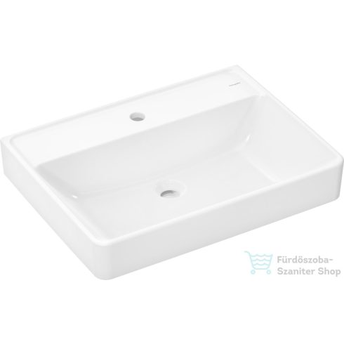 Hansgrohe XANUIA Q 65x48 cm-es mosdó túlfolyó nélkül, Smartclean felülettel, fehér 61153450