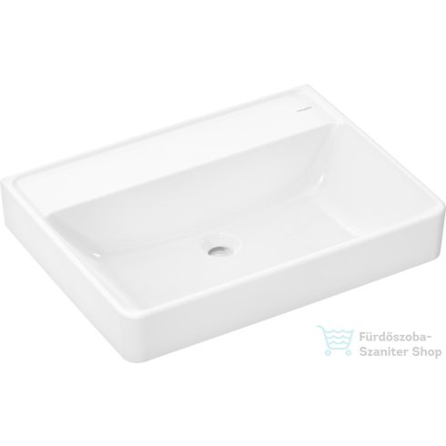 Hansgrohe XANUIA Q 65x48 cm-es mosdó csaplyuk-és túlfolyó nélkül, Smartclean felülettel, fehér 61154450