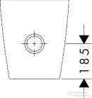 Hansgrohe ELUPURA S perem nélküli monoblokkos wc, SmartClean, fehér 61163450