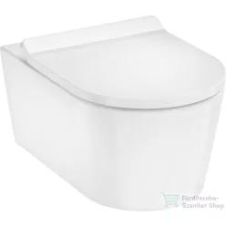   Hansgrohe ELUPURA S perem nélküli függesztett wc soft close ülőkével, Smartclean felülettel, fehér 61186450