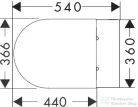 Hansgrohe ELUPURA S perem nélküli függesztett wc soft close ülőkével, Smartclean felülettel, fehér 61186450