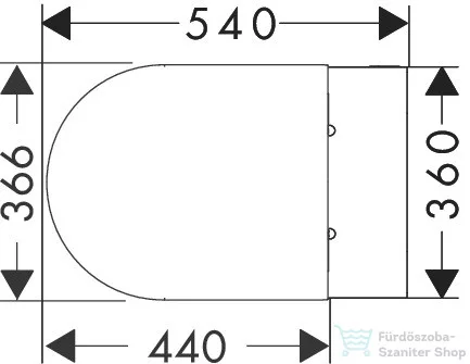 Hansgrohe ELUPURA S perem nélküli függesztett wc soft close ülőkével, Smartclean felülettel, fehér 61186450